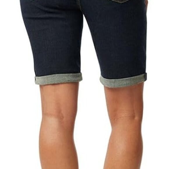 Levi Strauss Denim Mid-Rise Bermuda Shorts Boat Coastal Casual Classic Sz 12 EUC - Picture 11 of 14